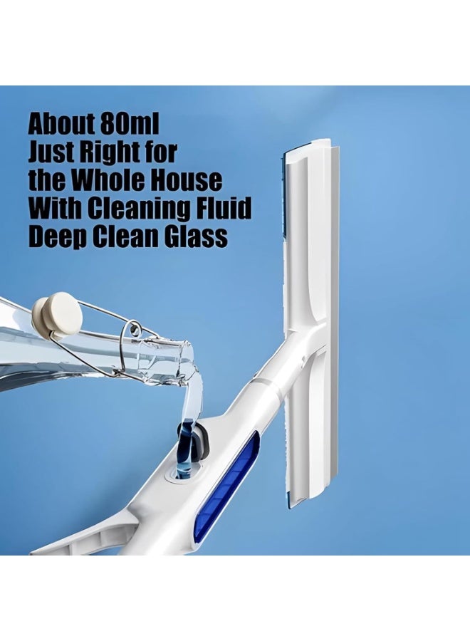 Bukela Squeegee for Window Cleaning with Spray, 2024 New Double Spray Expansion Window Cleaner Kit Spray Window Cleaning Window Cleaning Squeegee Kit Household Cleaning Tool (White) - Image 5
