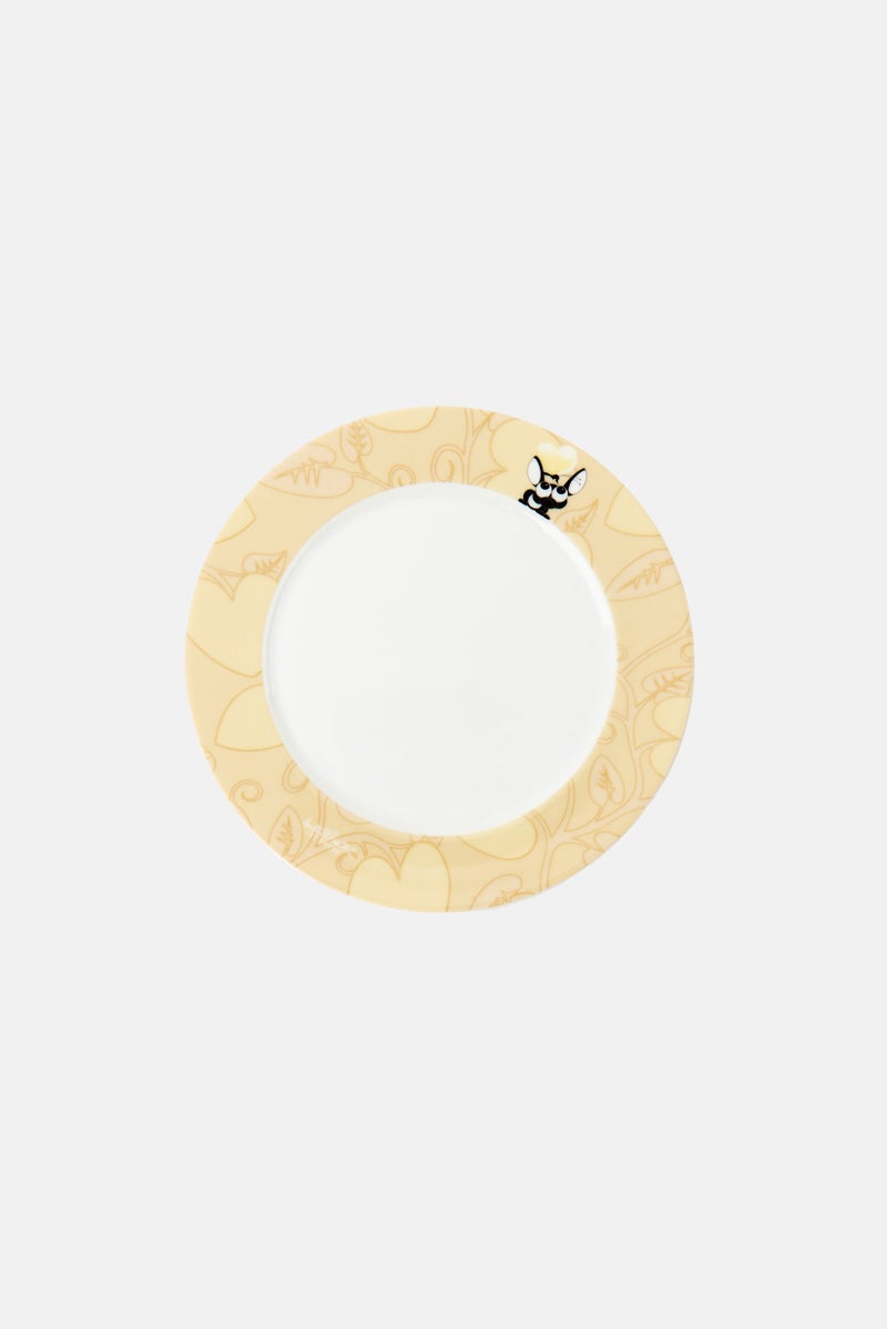 Berghoff 4 Pieces Printed Round Plate, Multicolor - Image 3