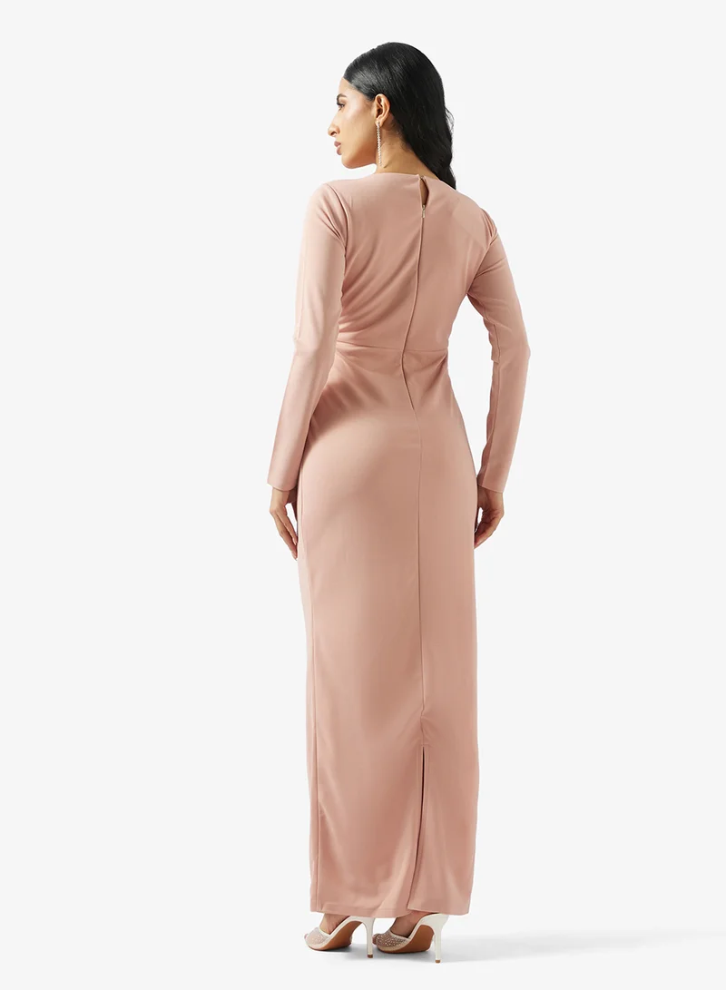 جولدن ابل فستان ماكسي مزخرف