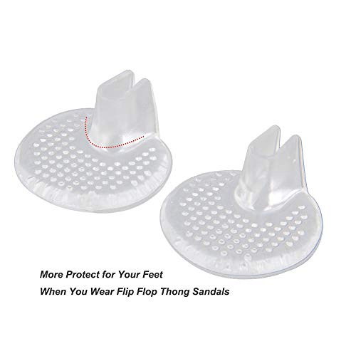 Qicfrk 6 Pairs Flip Flop Pads, Gel Cushion for Heels, Sandals, Slippers - Image 3