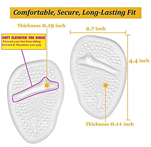 Qicfrk 6 Pairs Flip Flop Pads, Gel Cushion for Heels, Sandals, Slippers - Image 4