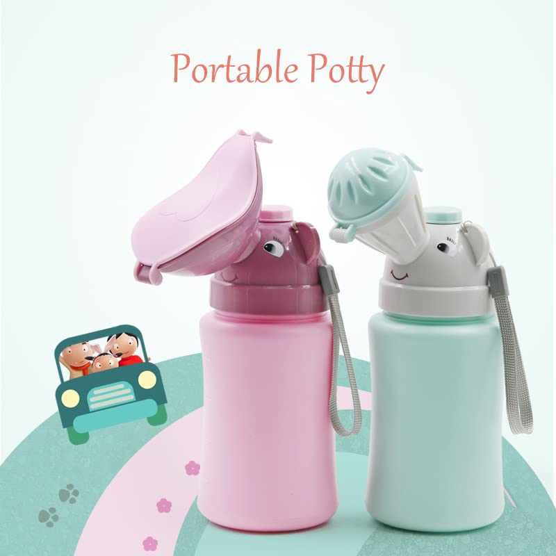 Alytimes Portable Potty Travel for Car Travel Camping for Outdoor Car Travel Road Trip Camping Park Beach (Girl Pink) - Image 2