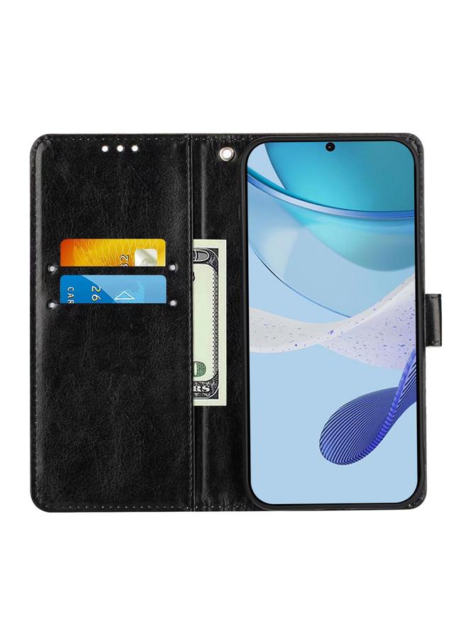 erorex Case For TCL 50 LE 5G Colored Drawing Pattern Plain Weave Leather Phone Case  - Image 3