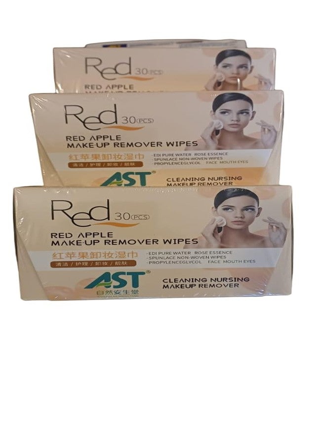 AST Make Up Remover Wet Wipes | 30 Pieces | Pack Of 3 - Image 2
