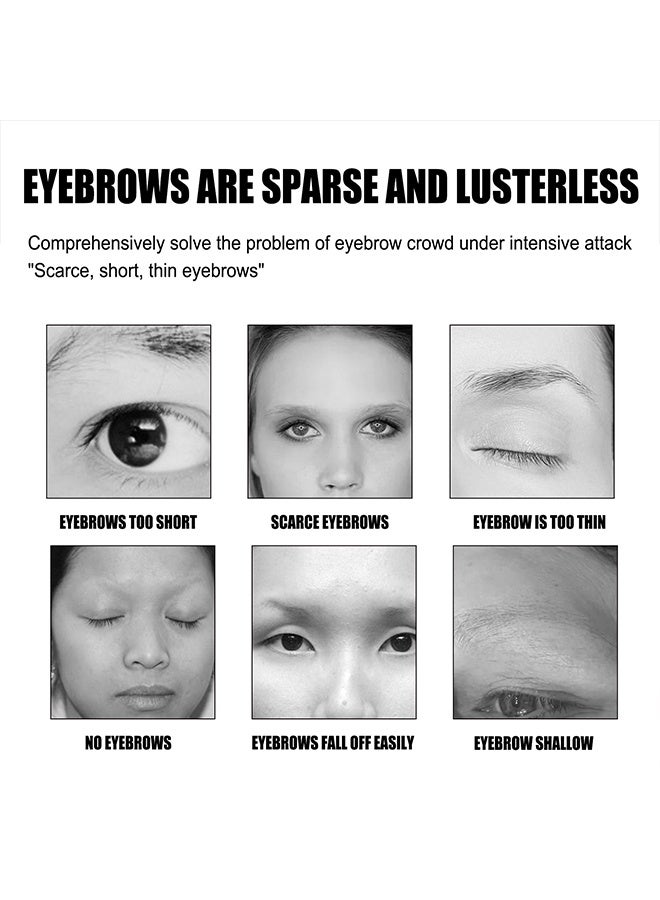 EELHOE Eyebrow Growth Liquid-Natural Brow Enhancing Serum to Grow Thicker, Fuller Brows Fast,Nourishing Eyebrow Hair Growth,Eyebrow Nourishing Pen - Image 4