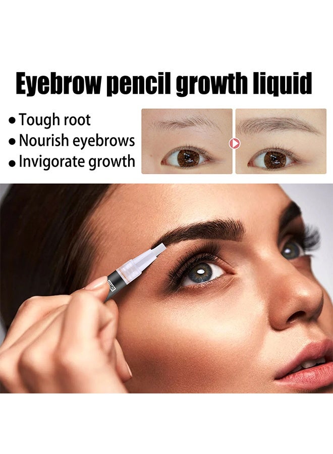 EELHOE Eyebrow Growth Liquid-Natural Brow Enhancing Serum to Grow Thicker, Fuller Brows Fast,Nourishing Eyebrow Hair Growth,Eyebrow Nourishing Pen - Image 2