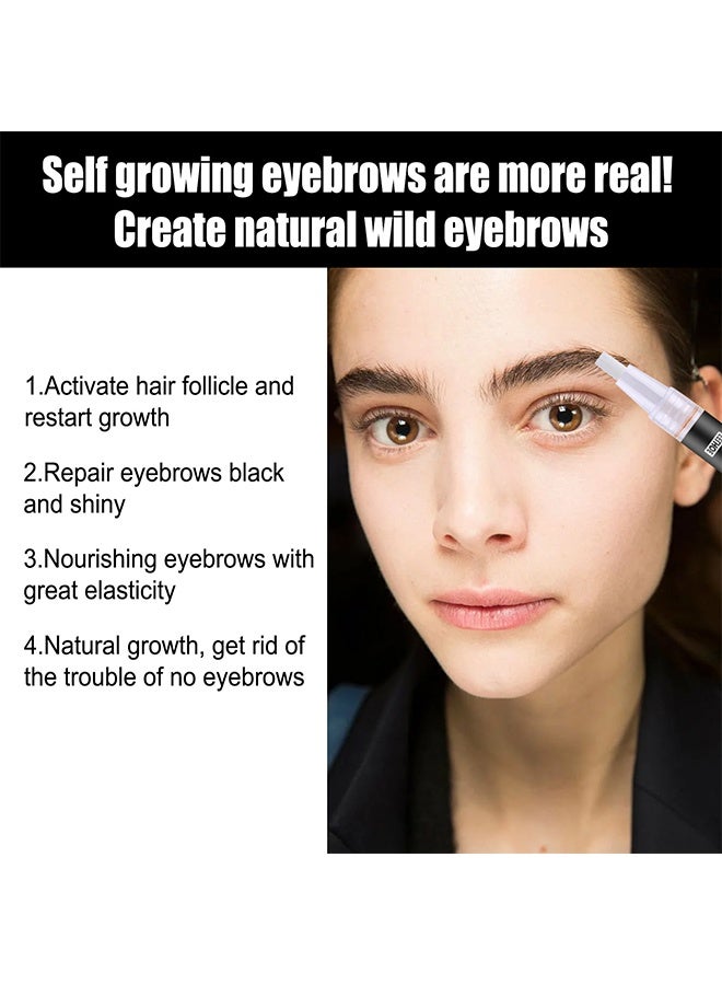 EELHOE Eyebrow Growth Liquid-Natural Brow Enhancing Serum to Grow Thicker, Fuller Brows Fast,Nourishing Eyebrow Hair Growth,Eyebrow Nourishing Pen - Image 5