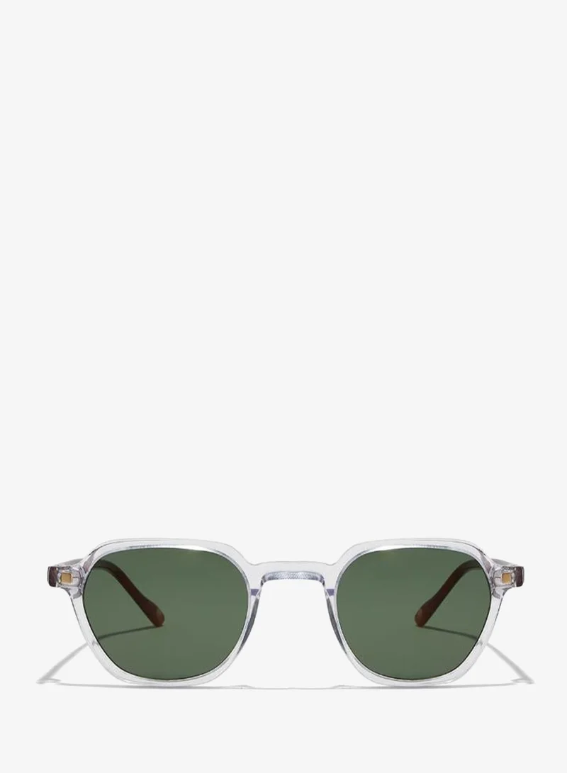 30Sundays 30Sundays RIVER,Women Sunglasses, Geometric Sunglasses, UV Protection: UV400 (Transparent,Green)