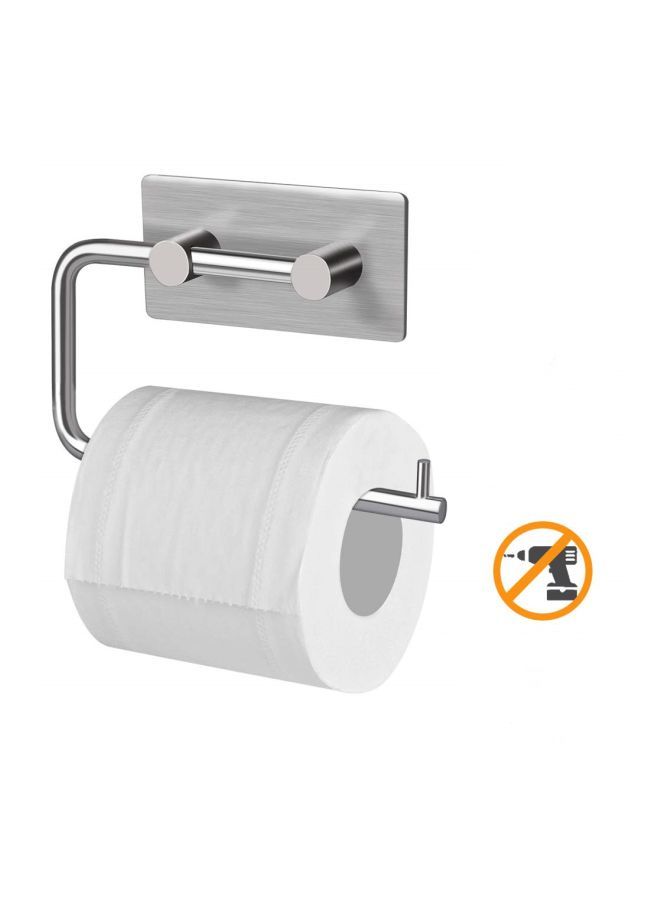 NIBEMINENT Toilet Paper Holder Silver