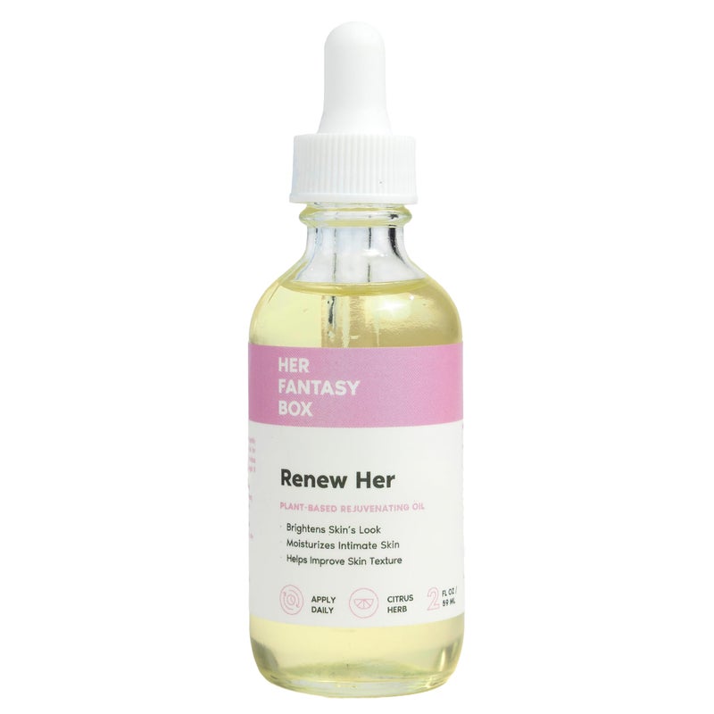 Her Fantasy Box Renew Her | Natural Rejuvenating Yoni Oil for Dark Spots, Ingrown Hair, and Skin Brightening - Nourishing, Moisturizing Formula for All Skin Types - Image 1
