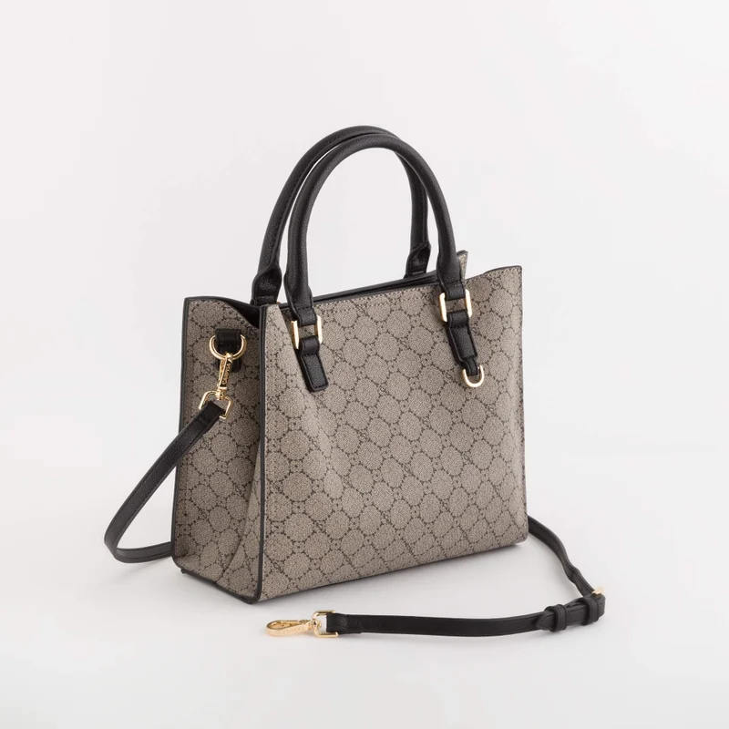 CARPISA Women's Handbag Diana Taupe/Black