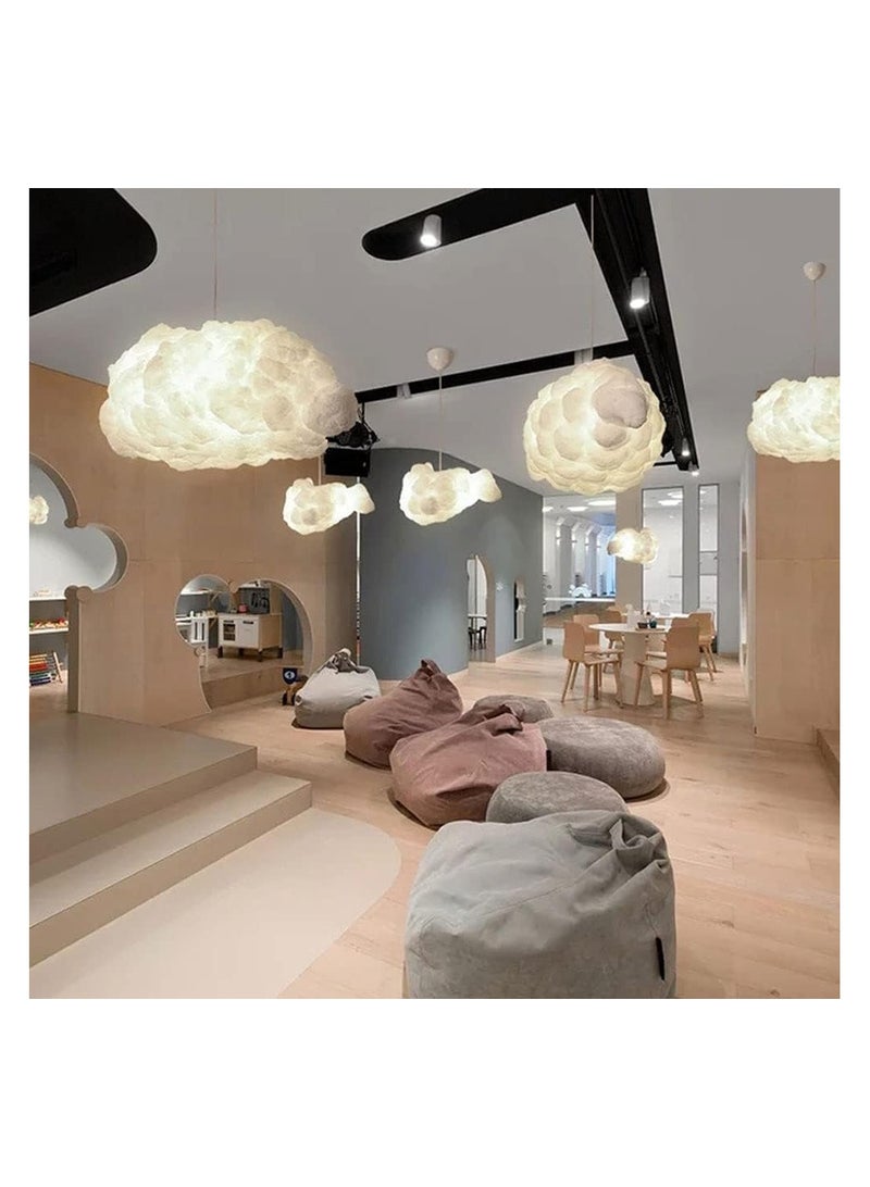 Campus interiors أضف جوًا مميزًا إلى مساحتك مع أضواء السقف المعلقة الحديثة  بشكل سحابة مضيئة معلقة مثالية لغرف المعيشة والمطاعم والبارات وديكور رياض الأطفال  - Image 3