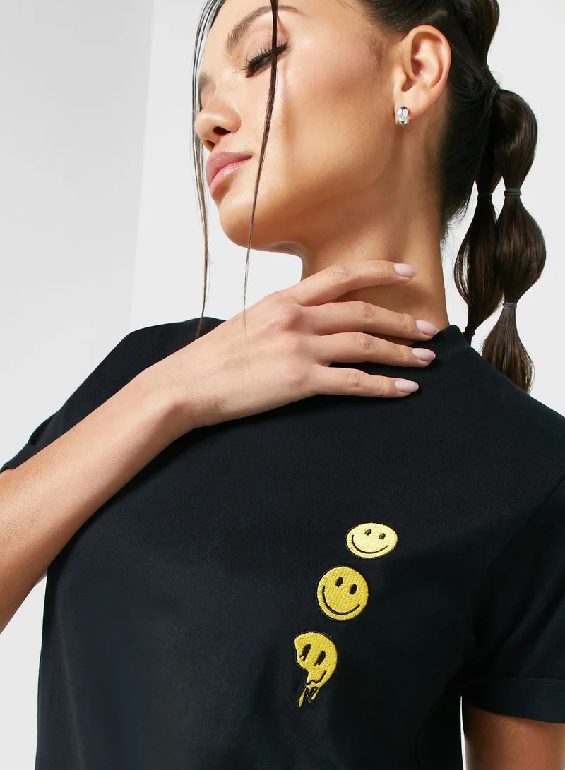 Ginger Regular Fit Tee With Roll Up(Tacked)