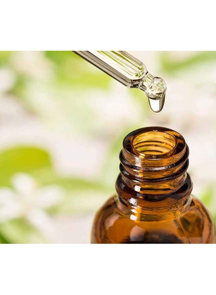 Chabeia Amber Dropper Bottle, Empty Eye Glass Dropper Bottles with Glass Pipette Dropper, Small Sample Glass Bottles for Essential Oil Diffuser, Massage, Beauty Oil Mix (6 Pcs | 30ml) - Image 5