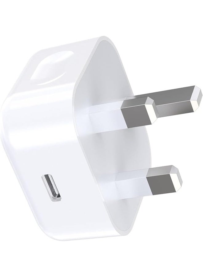 MUNTAQI USB C Charger Plug with 20W PD Fast Charging – Type C Wall Charger Adapter & 6.6FT USB C to C Cable for Samsung Galaxy, iPhone 15, Pixel, iPad Pro, MacBook, Android Phones & More - Image 5