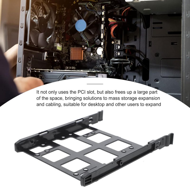 Uonlytech 3 قطع حاملة لمحركات الأقراص الصلبة SSD بتصميم سهل السحب لتثبيت محركات الأقراص الصلبة بأمان - Image 5