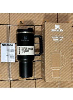 Quencher H2.0 FlowState Stainless Steel Vacuum Insulated Tumbler with Lid and Straw for Water, Iced Tea or Coffee, Smoothie and More, 40 oz