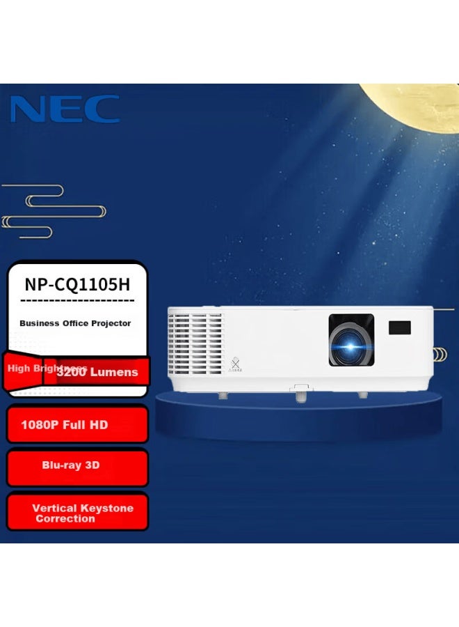 Nec Np-cq1105h Projector Portable Education Training Business Office Home Use - Image 1