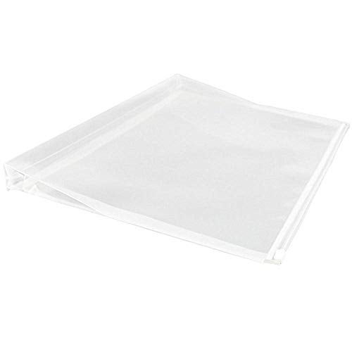 JAM PAPER Plastic Envelopes with Zip Closure - #10 Booklet Wallet - 5 x 10 - Clear - 12/Pack - Image 4