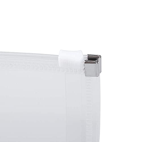 JAM PAPER Plastic Envelopes with Zip Closure - #10 Booklet Wallet - 5 x 10 - Clear - 12/Pack - Image 5
