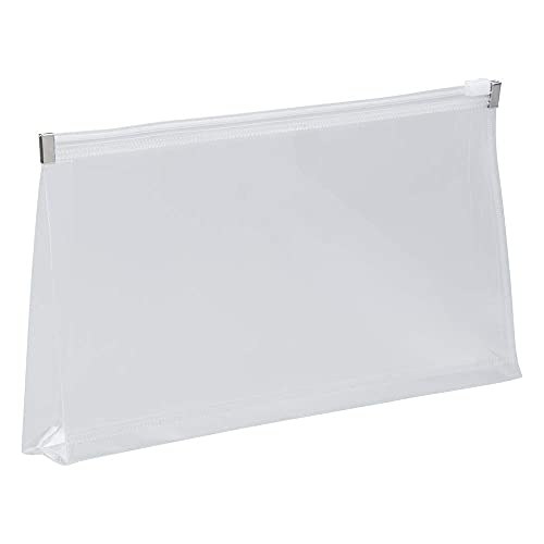 JAM PAPER Plastic Envelopes with Zip Closure - #10 Booklet Wallet - 5 x 10 - Clear - 12/Pack - Image 2