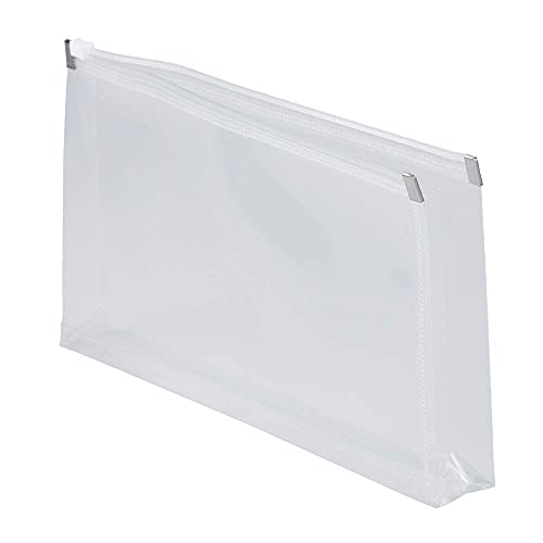 JAM PAPER Plastic Envelopes with Zip Closure - #10 Booklet Wallet - 5 x 10 - Clear - 12/Pack - Image 3