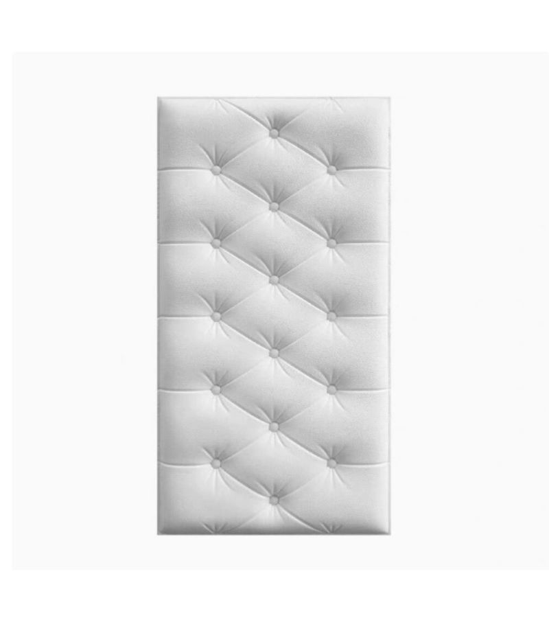 4pcs White Upgraded Peel And Stick 3d Stereoscopic Wall Stickers Bedside Tatami Anti Collision Soft Pad Wall Surround Cushion Furniture Corner Buffer Self Adhesive Liner Installation - Image 5