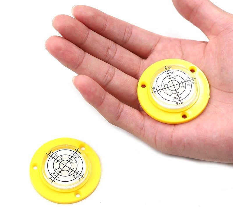 Driak 2PC 50mm/1.96" Multipurpose Circular Bullseye Bubble Spirit Level With Mounting Hole - Image 2