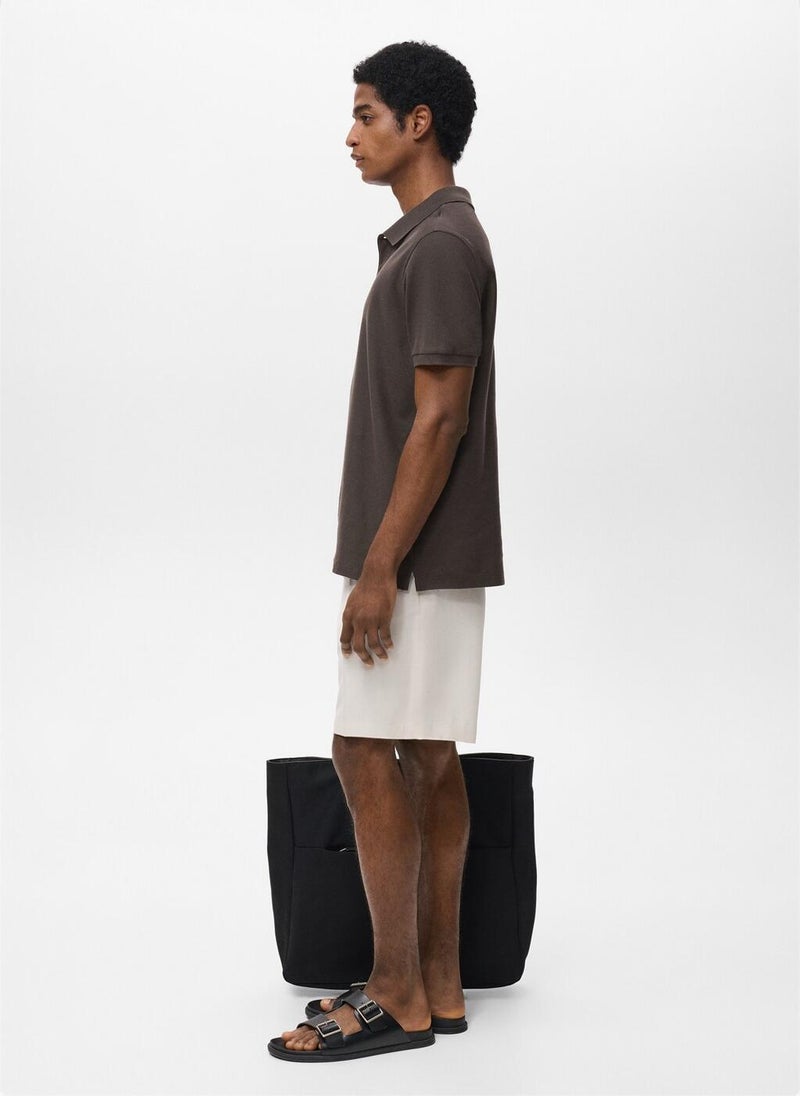Mango Man Regular-Fit  Piqué Polo Shirt  - Image 3