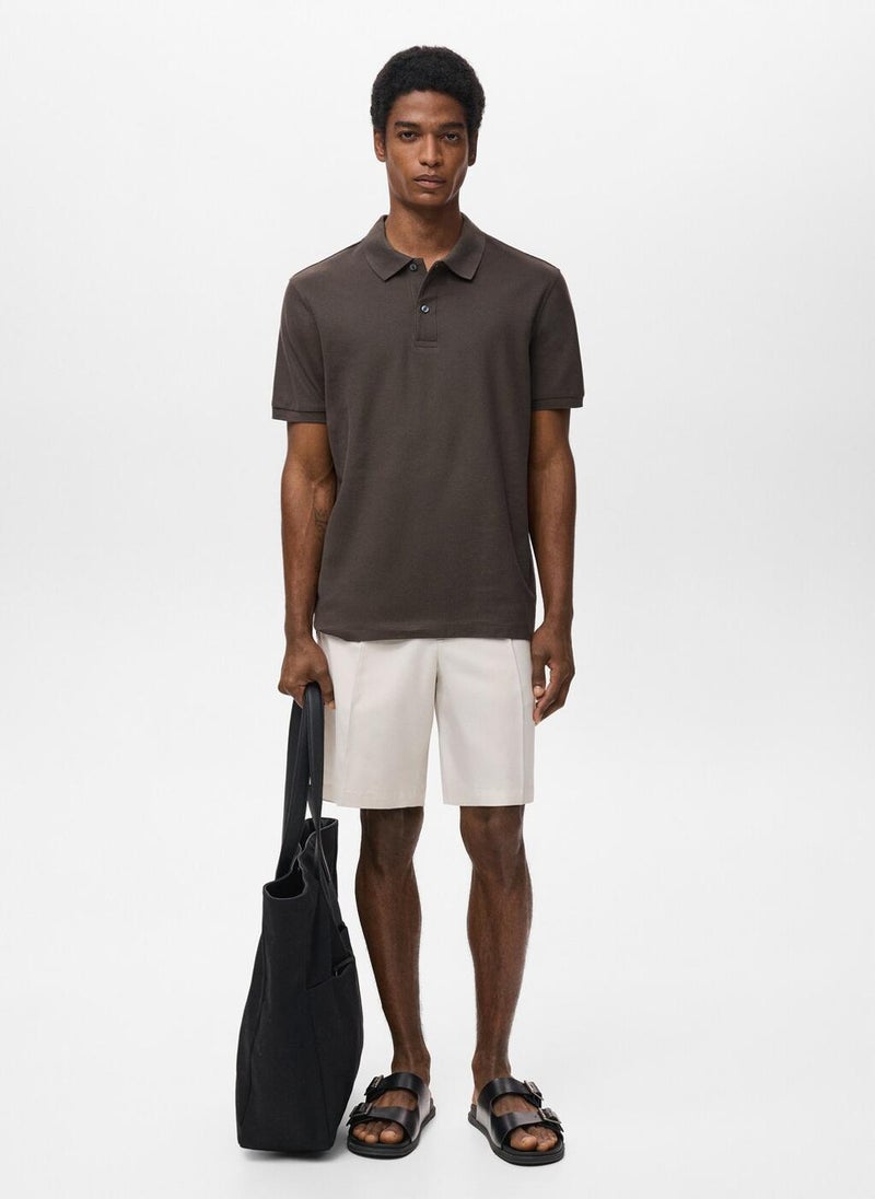 Mango Man Regular-Fit  Piqué Polo Shirt  - Image 4