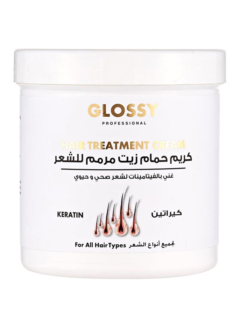 Glossy كريم علاج الشعر مع الكيراتين 1000 مل - Image 1