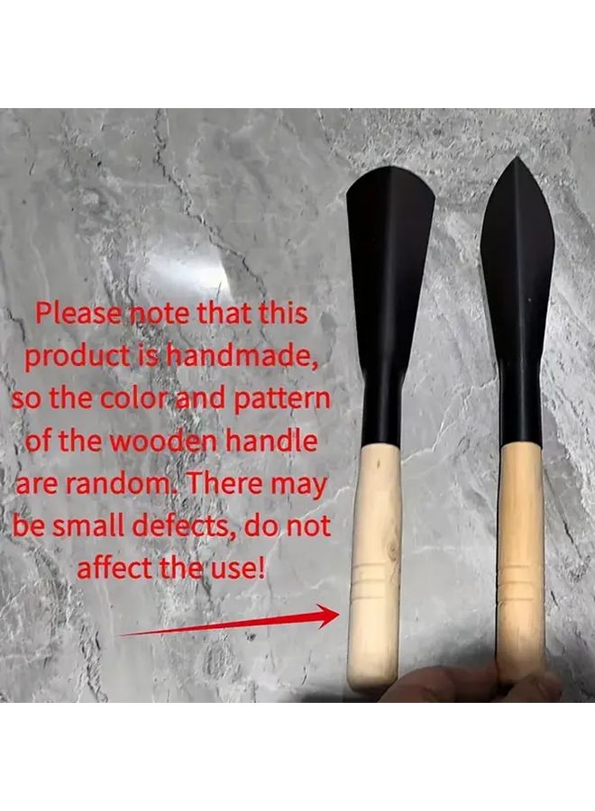 طقم مجرفتين معدنيّتين للحديقة - للحفر والزراعة والنقل ومقاومة الصدأ - Image 1