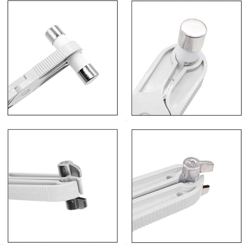 VANTRONIK Fuse Puller Tool for Large and Medium Cylindrical Fuse Cartridge Fuse and Bulb, Insulated Non-Slip Grip Handle, 7.2 Inch Long - Image 5