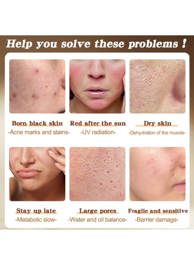 LYDIMOON Niacinamide & Arbutin Moisturizing Mask | Brighten, Fade Spots & Repair Skin, 10pcs - Image 3