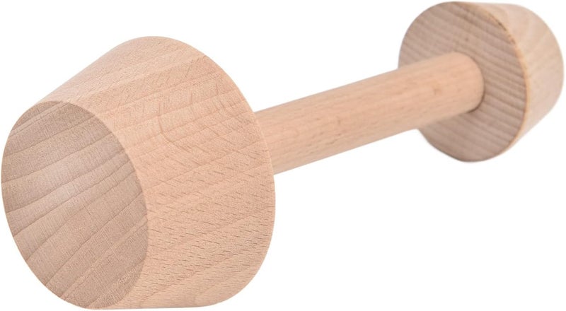 DHVAJ Wooden Tart Tamper Set Double Side Egg Tart Cake Bottom Mold Wooden Pastry Tamper Mini Tart Tamper Set DIY Cake Pastry Baking Tool for Mini Egg Tart Cheesecakes Dessert Baking Pack 1 - Image 1