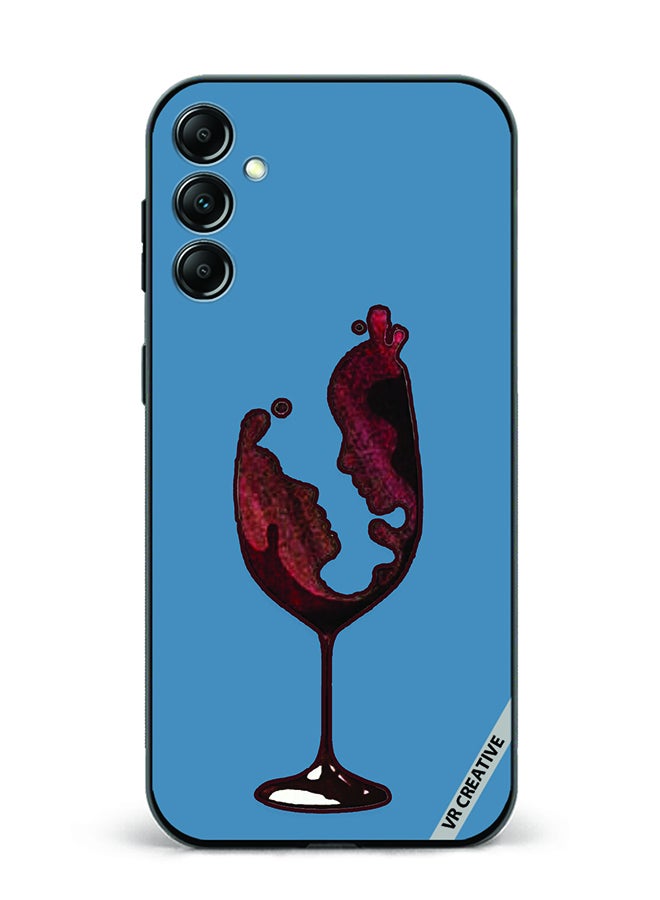 VR CREATIVE Protective Case Cover For Samsung Galaxy A55 Wine Glass Art Design Multicolour - Image 1