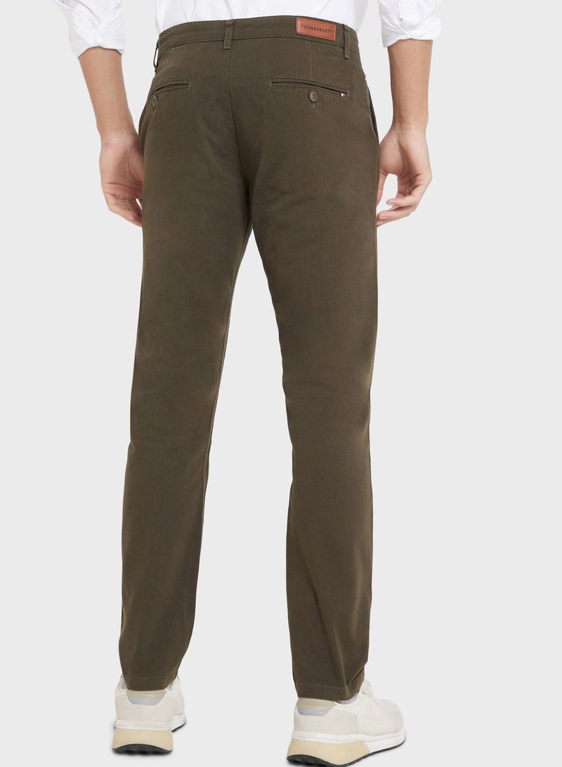 Thomas Scott Slim Fit Chinos - Image 3