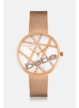 Women BB3777LA Round Stainless Watch 32 mm, Rose Gold