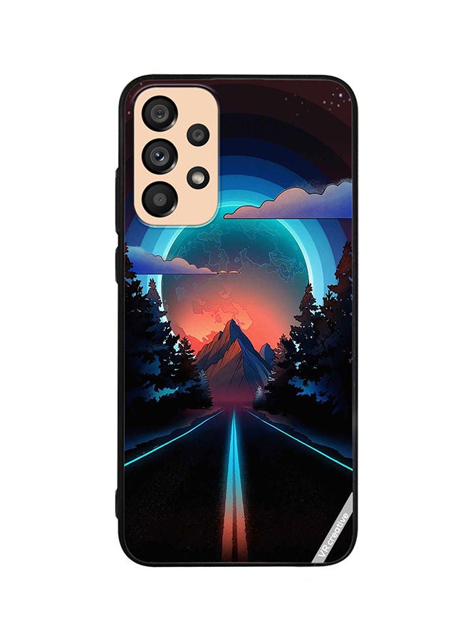 VR CREATIVE Protective Case Cover For Samsung Galaxy A53 5G Road To Paradise Design Multicolour - Image 1