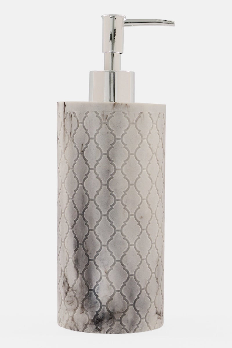 AMG Ceramic Lotion Pump Dispenser, Light Grey - Image 2