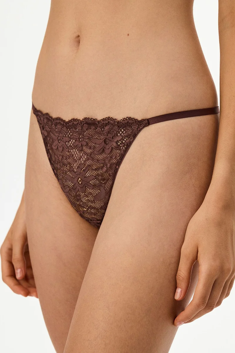 بنتي PENTI Lace Thong Briefs
