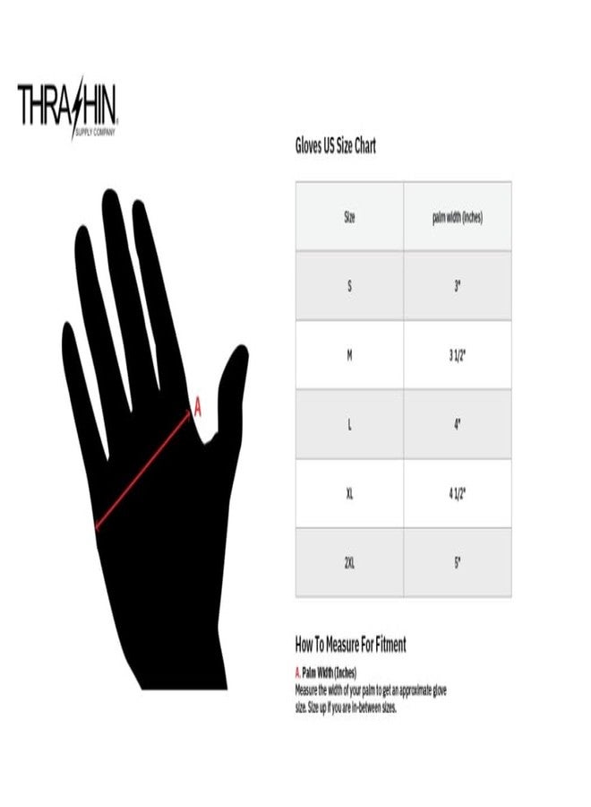Thrashin Supply Co Boxer Gloves X-Large Black - Image 2