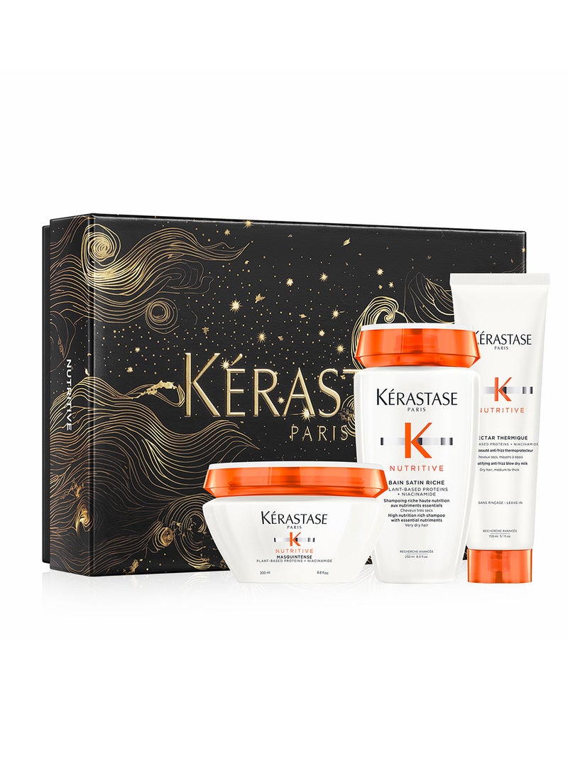 KERASTASE مجموعة مغذية ومغذية للشعر السميك والجاف جداً  - Image 1