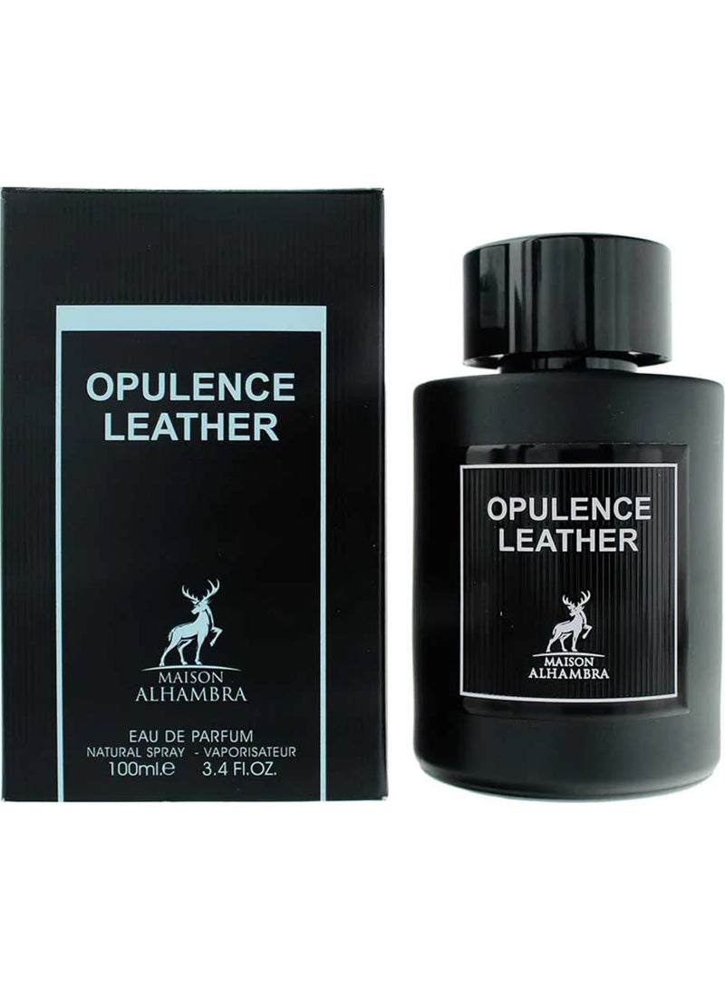 ALHAMBRA Maison Alhambra Amber & Leather (Opulence Leather) Eau De Parfum 100ml - Image 2