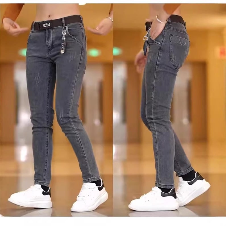 Unisex Casual Daily Denim Jeans - Image 4