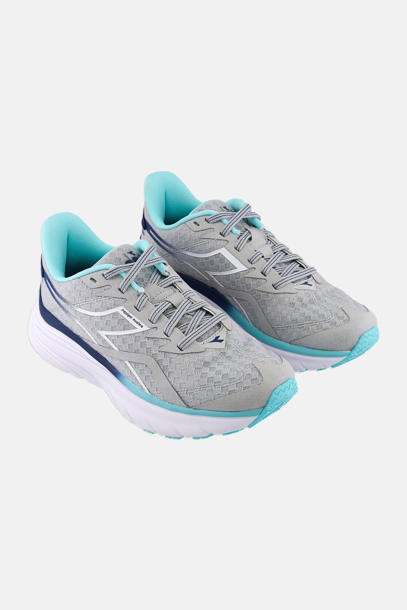 DIADORA أحذية رياضية نسائية من إكويب نيكليو مزودة بأربطة، رمادي - Image 1