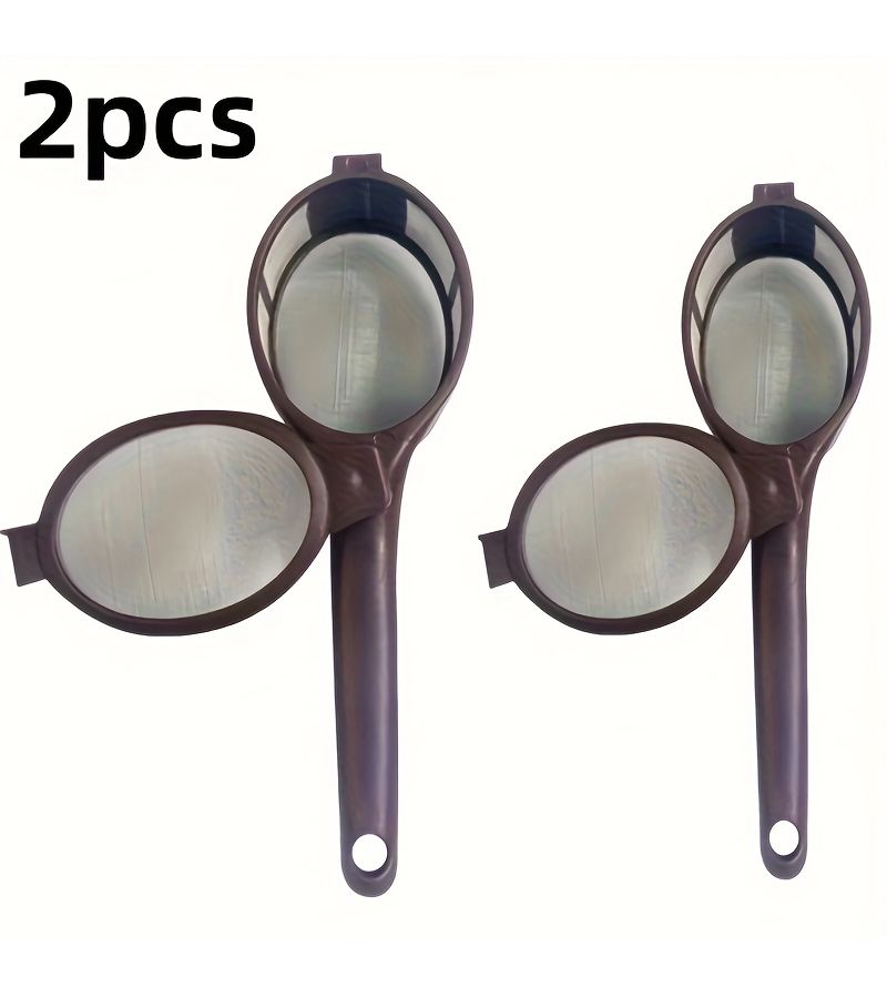 Coffee Spoon Set of 2 Pieces for Filtering Powder Coffee Tea Sugar Flour Durable PP - Image 1