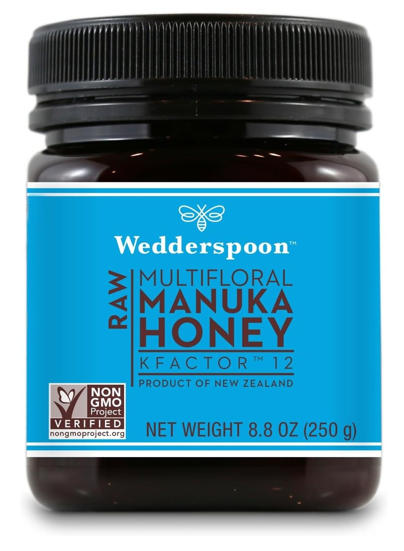 Wedderspoon Raw Manuka Honey, Kfactor 12, 8.8 Oz - Image 1