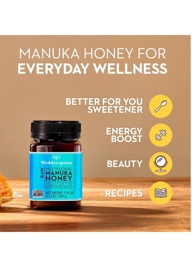 Wedderspoon Raw Manuka Honey, Kfactor 12, 8.8 Oz - Image 4