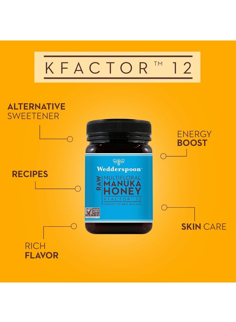 Wedderspoon Raw Manuka Honey, Kfactor 12, 8.8 Oz - Image 5